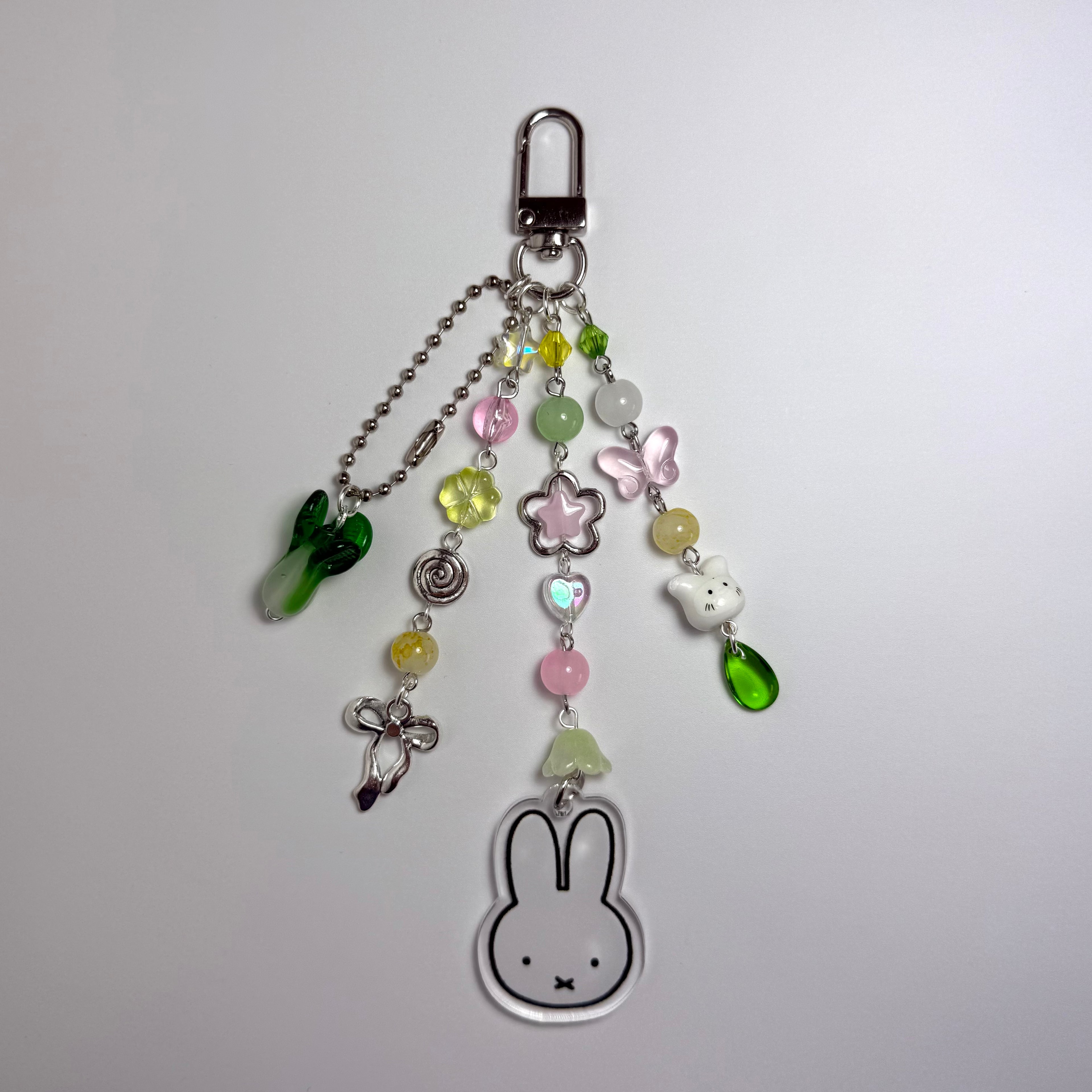 Cabbage Miffy Keychain
