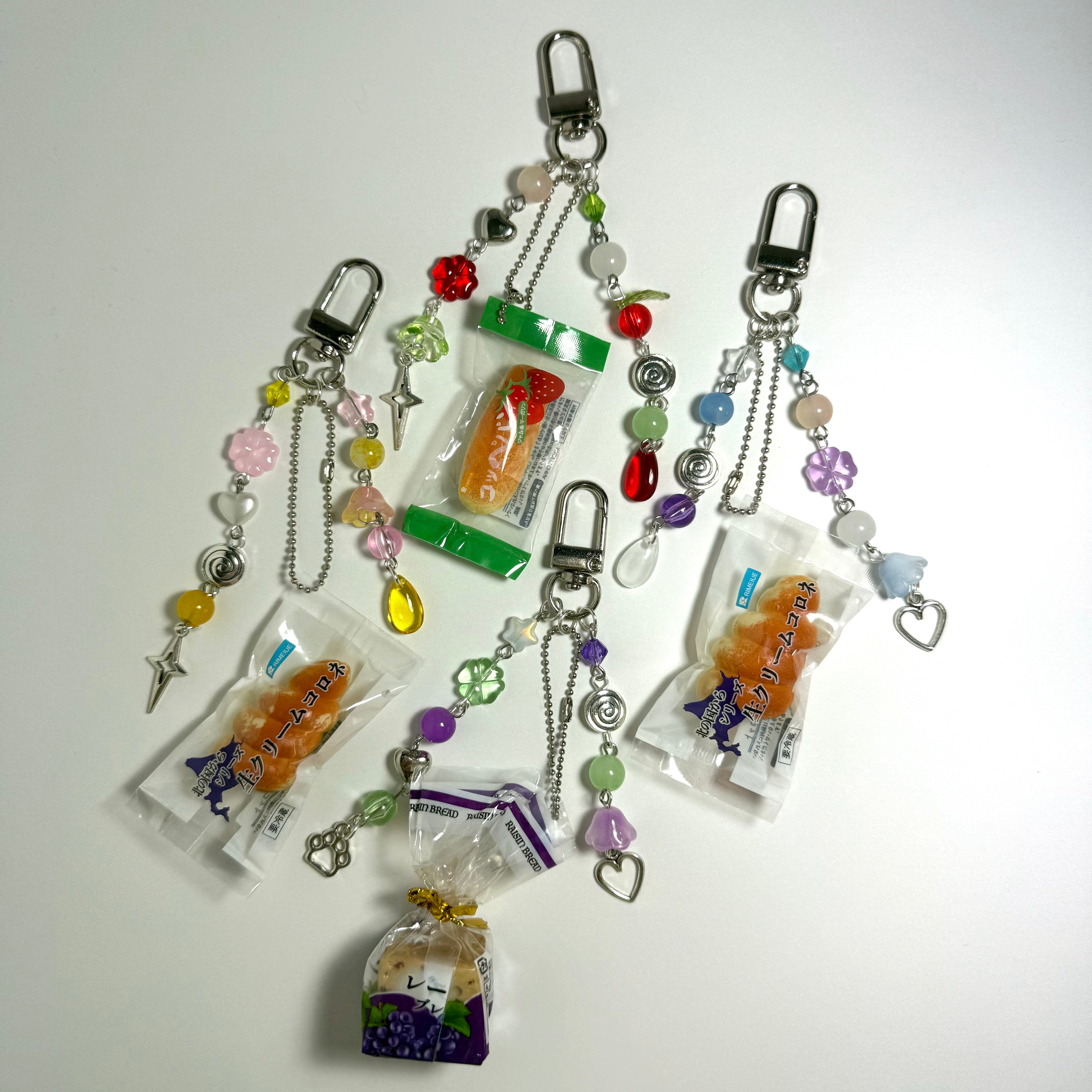 Japanese Bread Keychains
