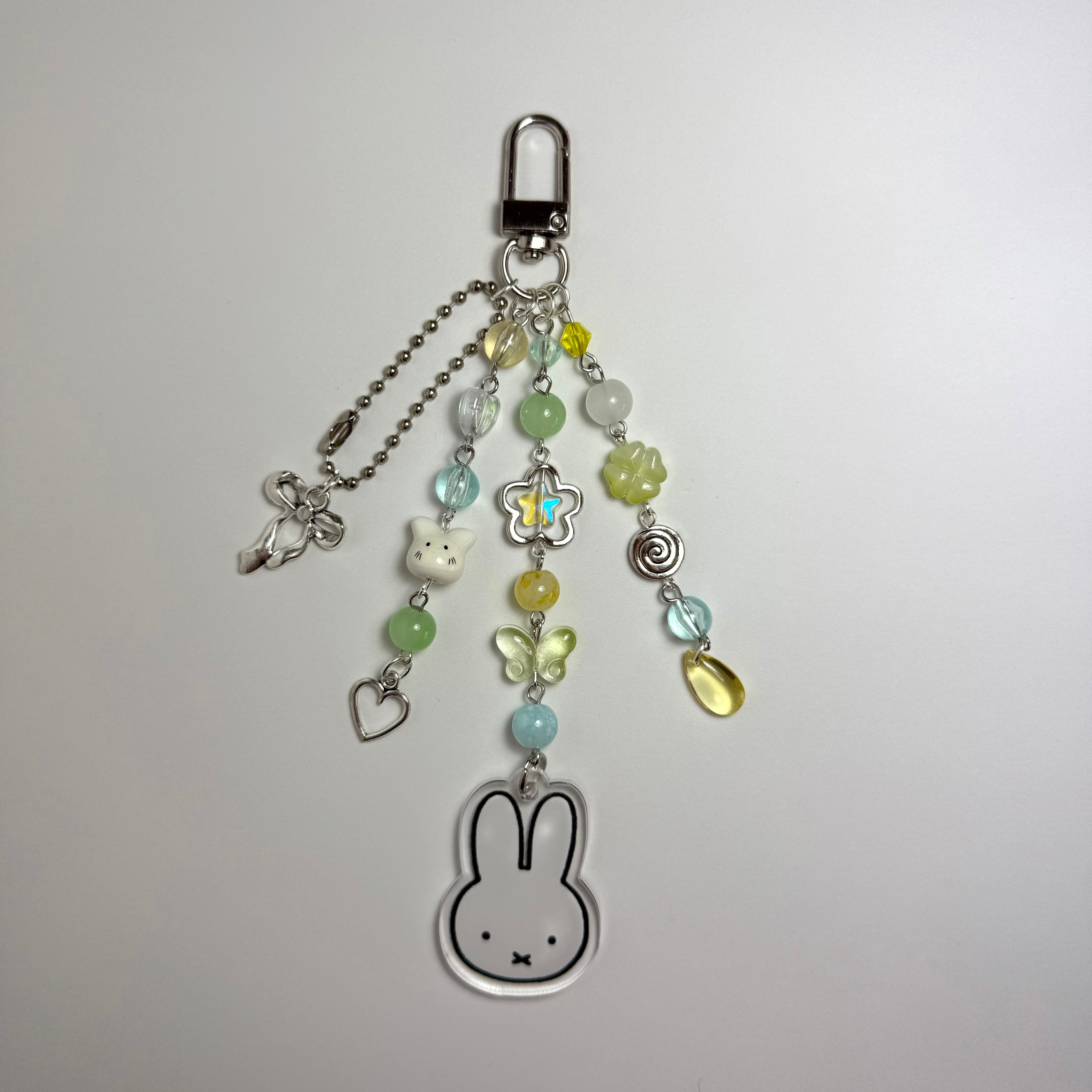 Lime Miffy Keychain